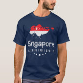 Singapour Appelle Et Je Dois Aller T-shirt (Devant)