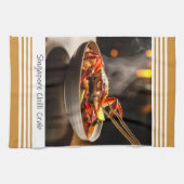 Singapour Chili Crab serviette de cuisine (Horizontal)