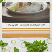 Singapour Hainanese Riz Cuisine Serviette (Plié)