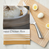 Singapour Hainanese Riz Cuisine Serviette (Quart Plié)