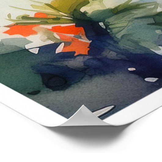 Singapour - Impression d'art archivistique (Coin)