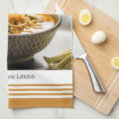 Singapour Laksa Serviette de cuisine (Quart Plié)