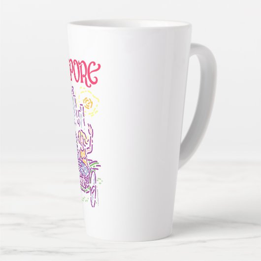 SINGAPOUR Latte Mug (Angle droit)