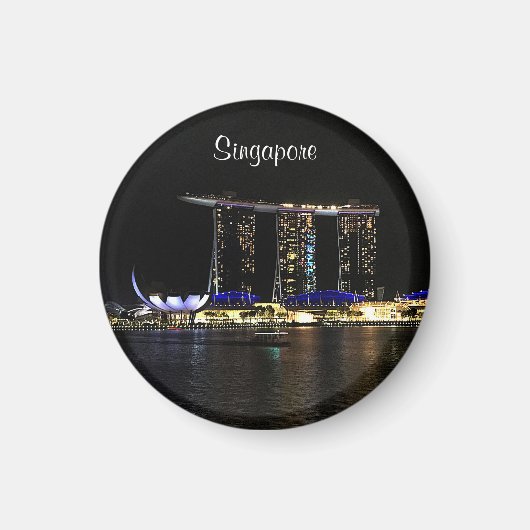 Singapour Marina Bay Sands #1 Magnet (Devant)