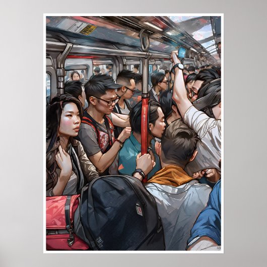 Singapour MRT - Impression d'art d'archives (Devant)