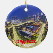 Singapour Ornement de Noël panoramique (Dos)