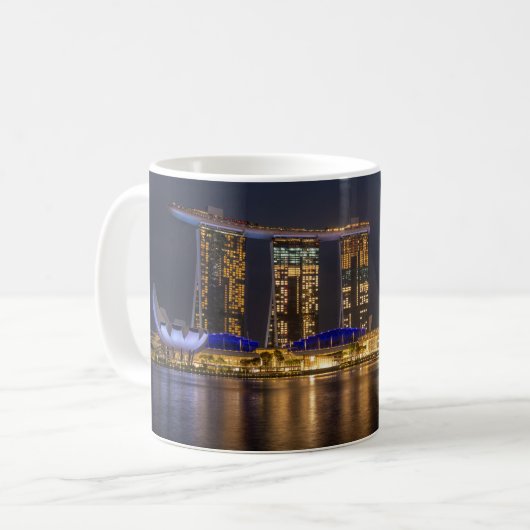 Singapour Skyline Café Mug (Devant gauche)