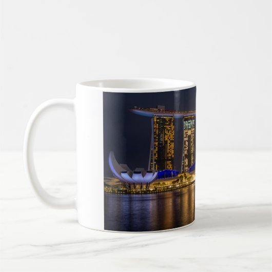 Singapour Skyline Café Mug (Gauche)