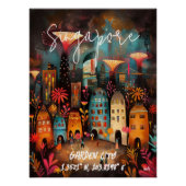 Singapur: Ciudad Jardín Perfect Poster (Voorkant)