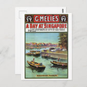 Singapur  Reise Briefkaart (Voorkant / Achterkant)