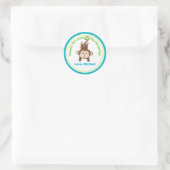 Singe Anniversaire Fête Favoriser Stickers (Sac)