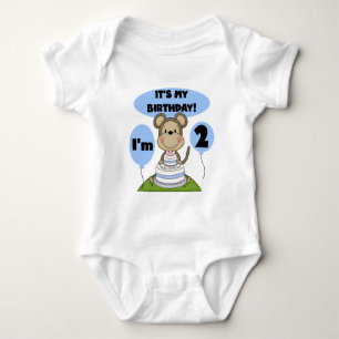 Singe Anniversaire Garçon 2e T-shirts et cadeaux