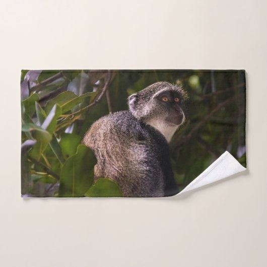 Singe bleu, Zanzibar (Serviette à main)