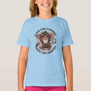 Singe caricaturale   T-shirt enfant