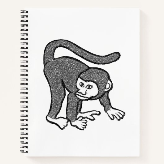 Singe Carnet spirale (Devant)