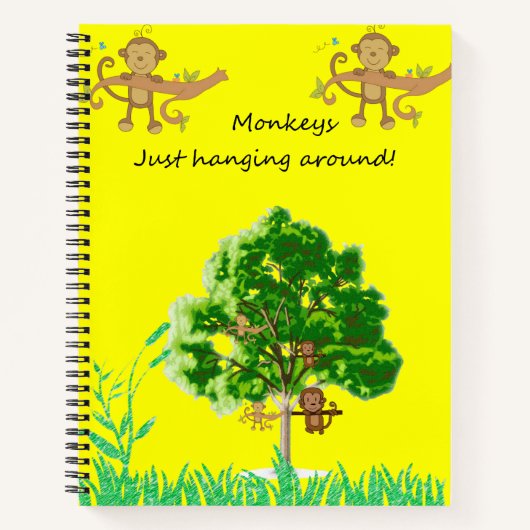 Singe Carnet spirale (Devant)