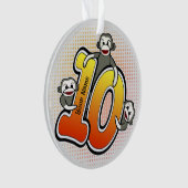 Singe Chaussette Numéro 10 (devant)