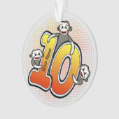 Singe Chaussette Numéro 10 (devant)