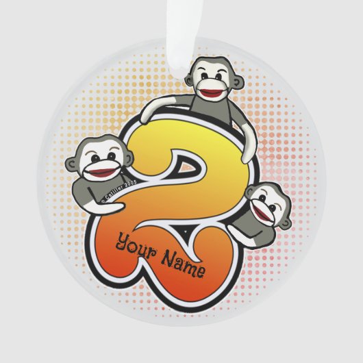 Singe Chaussette Numéro 2 (devant)
