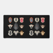 Singe Chimpanzé Gorille Araignée Singe Écureuil M (Recto)