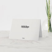 SINGE CHOQUÉ, CARTE DE VOEUX SURPRISE (Dos)