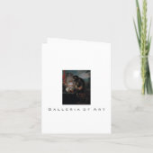 Singe curieux ~ Carte / Invitations (Dos)