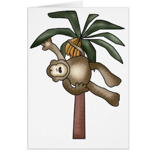 Singe dans le bananier