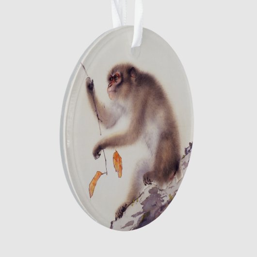 Singe dans un arbre persimmon (devant)