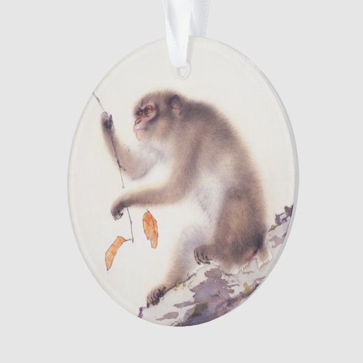 Singe dans un arbre persimmon (devant)