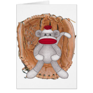 Singe de chaussette du base-ball