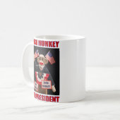 Singe de chaussette pour le Président Mug (Devant gauche)