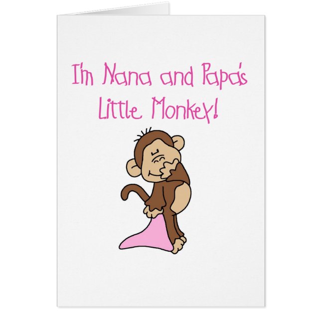 Singe de Nana et du papa - T-shirts et cadeaux (Devant)