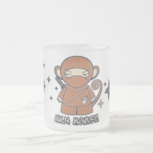 Singe de Ninja ! Avec la tasse de Shurikens (Centre)