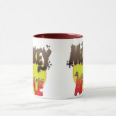Singe et tasse d'Apple (Centre)