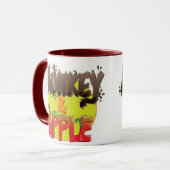 Singe et tasse d'Apple (Devant gauche)