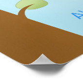 Singe Garçon et Fille IMPRIMÉ ART MURAL 40x50cm (Coin)