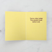 Singe mignon sur la carte d'anniversaire de (Intérieur)