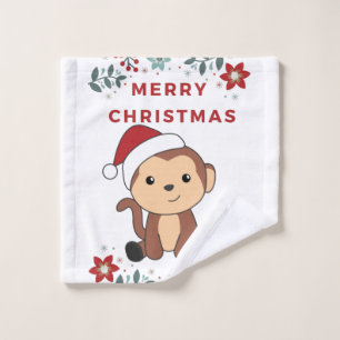 Singe Noël Neige Hiver Animaux Singes