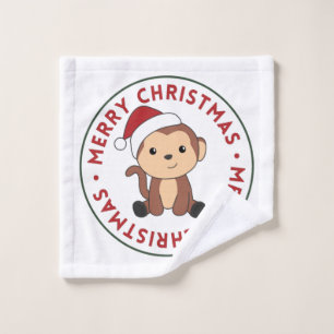 Singe Noël Neige Hiver Animaux Singes Laver
