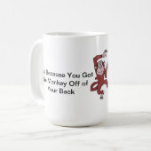 Singe outre de votre tasse arrière (Devant gauche)