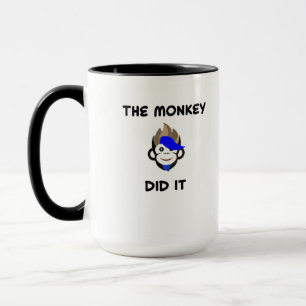 Singe punk Le singe l'a fait Mug