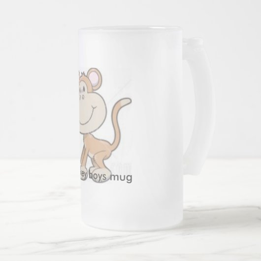 singe, tasse de garçons de singe (Devant droit)