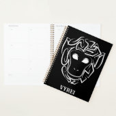 Singe tribal noir et blanc (Devant avec enveloppe)