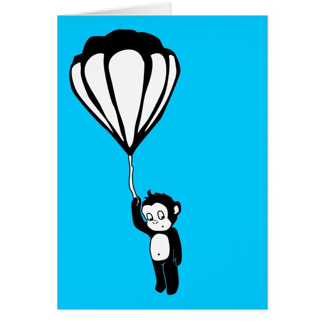 singe volant : montgolfière (Devant)