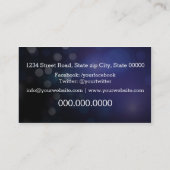 Singer Business card Visitekaartje (Achterkant)
