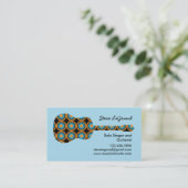 Singer en Guitar Instructor Visitekaartje (Staand voorkant)