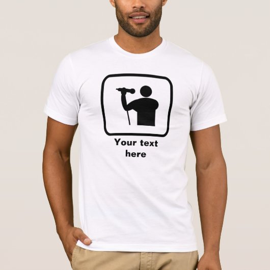 Singer Logo -- T-shirt (Voorkant)
