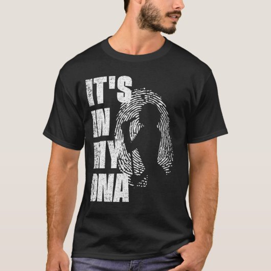 Singer Microphone - Het zit in mijn DNA-Shirt Gift T-shirt (Voorkant)
