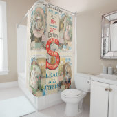  Singer naaimachine advertentie Douchegordijn (In situ)