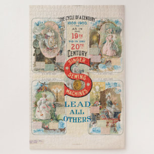  Singer naaimachine advertentie Legpuzzel